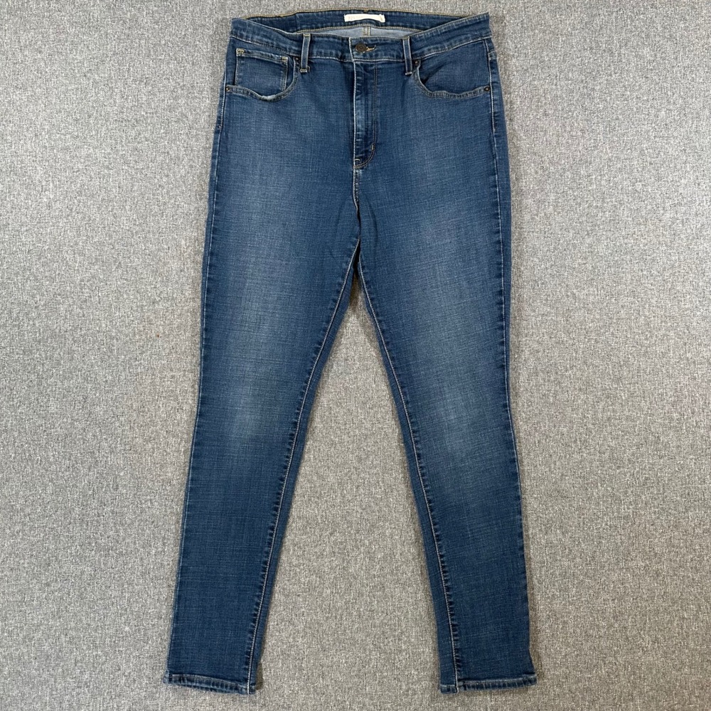 Levi's Jeans Women 32 721 High Rise Skinny Blue Stretch Denim EXCELLENT